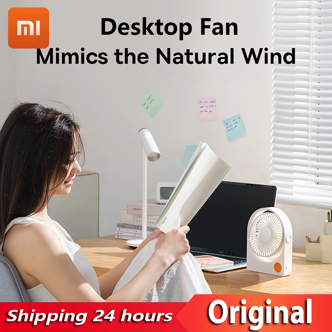

Xiaomi YOUPIN Baseus Serenity Desktop Fan Pro Portable Indoor Small Fan For Office Cooling USB Mini Air Cooler Household