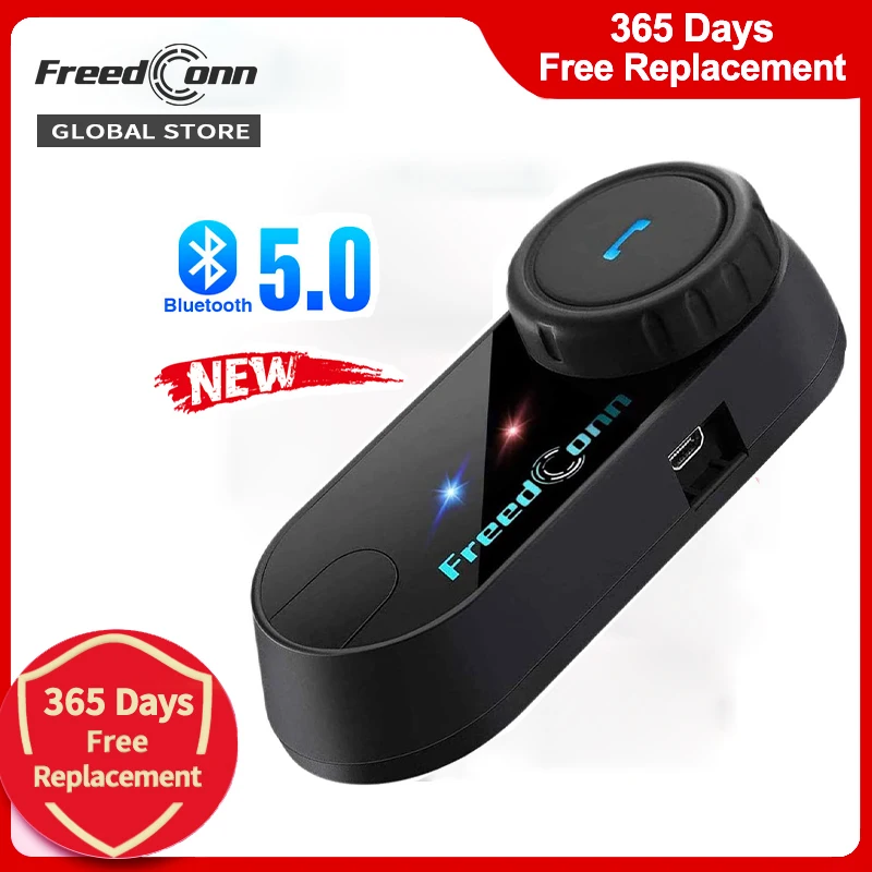 

Bluetooth Motorcycle Intercom Helmet Headset Wireless FM Music Share 6 Rider FreedConn T Com VB Interphone Communicator intercom