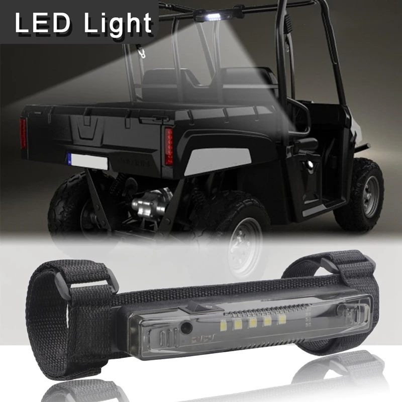 

Внутреннее освещение UTV ATV, Универсальное крепление на рулон, светодиодный светильник лампа на крышу для автомобиля Polaris RZR Can-Am