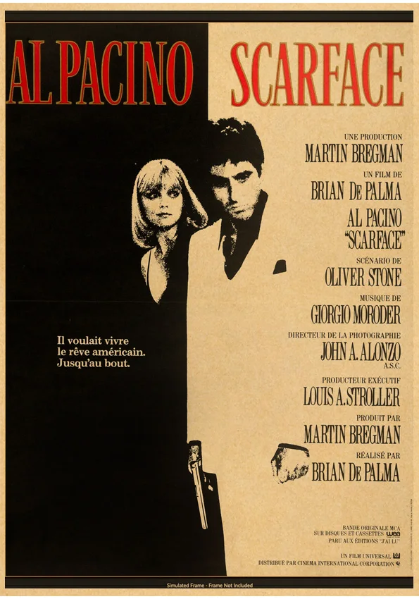 

Винтажный постер "Лицо со шрамом"