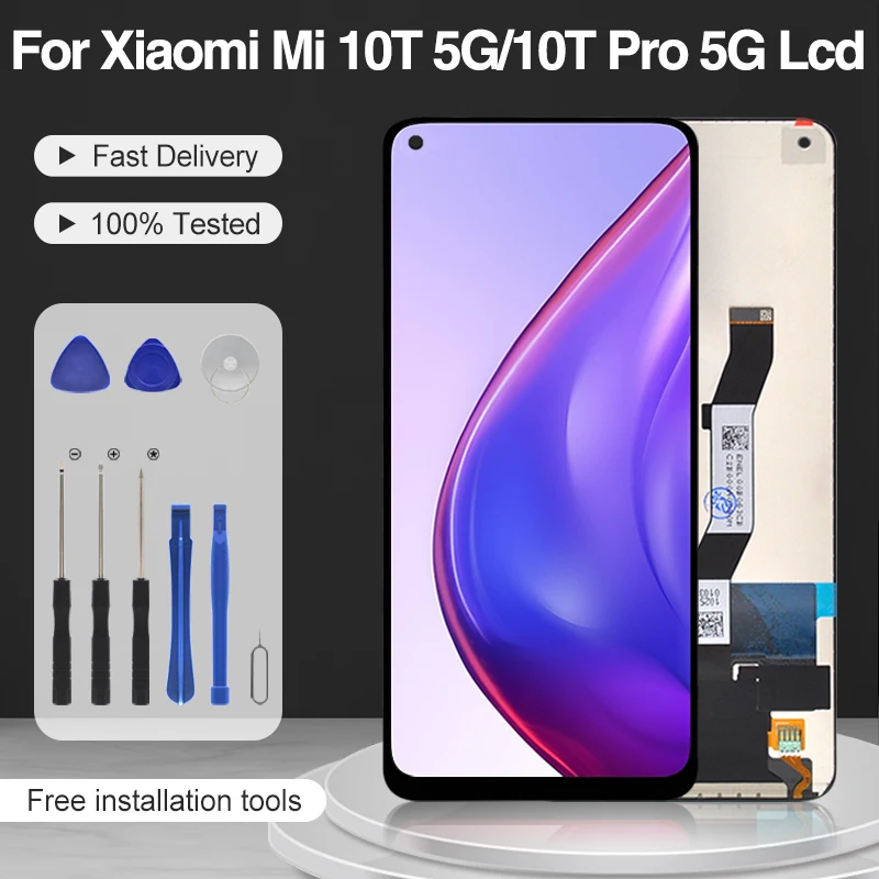 

Original For Xiaomi Mi 10T 5G LCD Touch Panel Screen Digitizer K30S Assembly Repair Parts Mi 10T Pro 5G Display Free Shipping