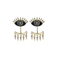 new fashion zircon alloy earrings women bohemia drop rhinestone crystal earring adult top quality jewelry accessories