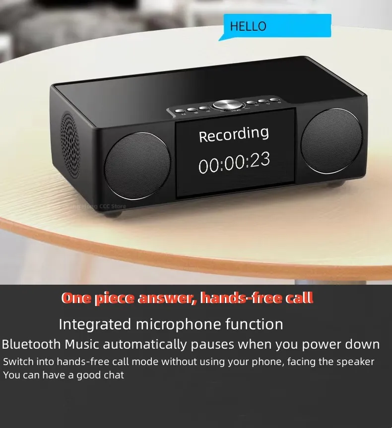 

Беспроводные Bluetooth колонки Caixa De Som для ПК/ТВ сабвуферы домашний кинотеатр звуковая система большой громкости стерео объемный будильник