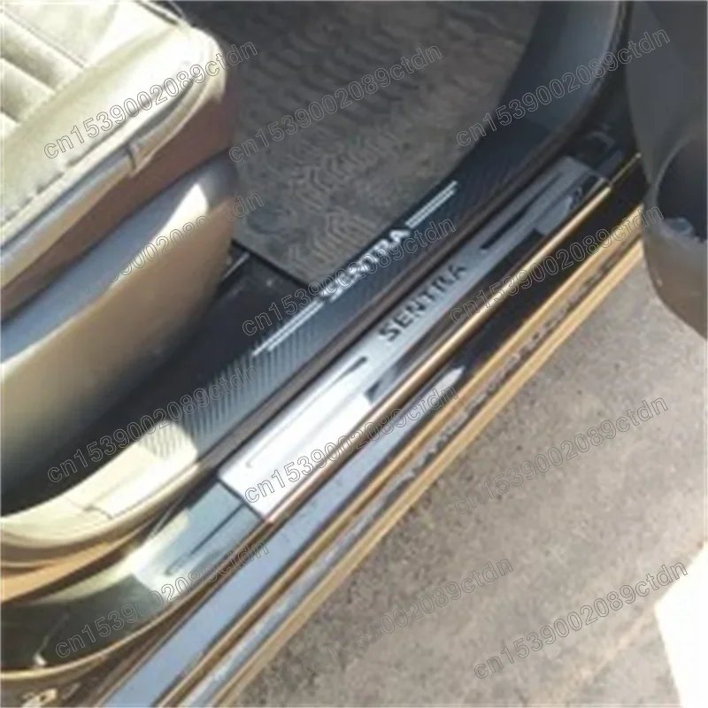 Накладка на порог из нержавеющей стали защитная накладка педаль для Nissan Sentra 2012 2013