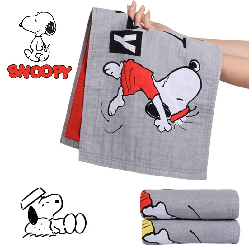 Полотенце Snoopy милое мультяшное хлопковое бытовое впитывающее полотенце для