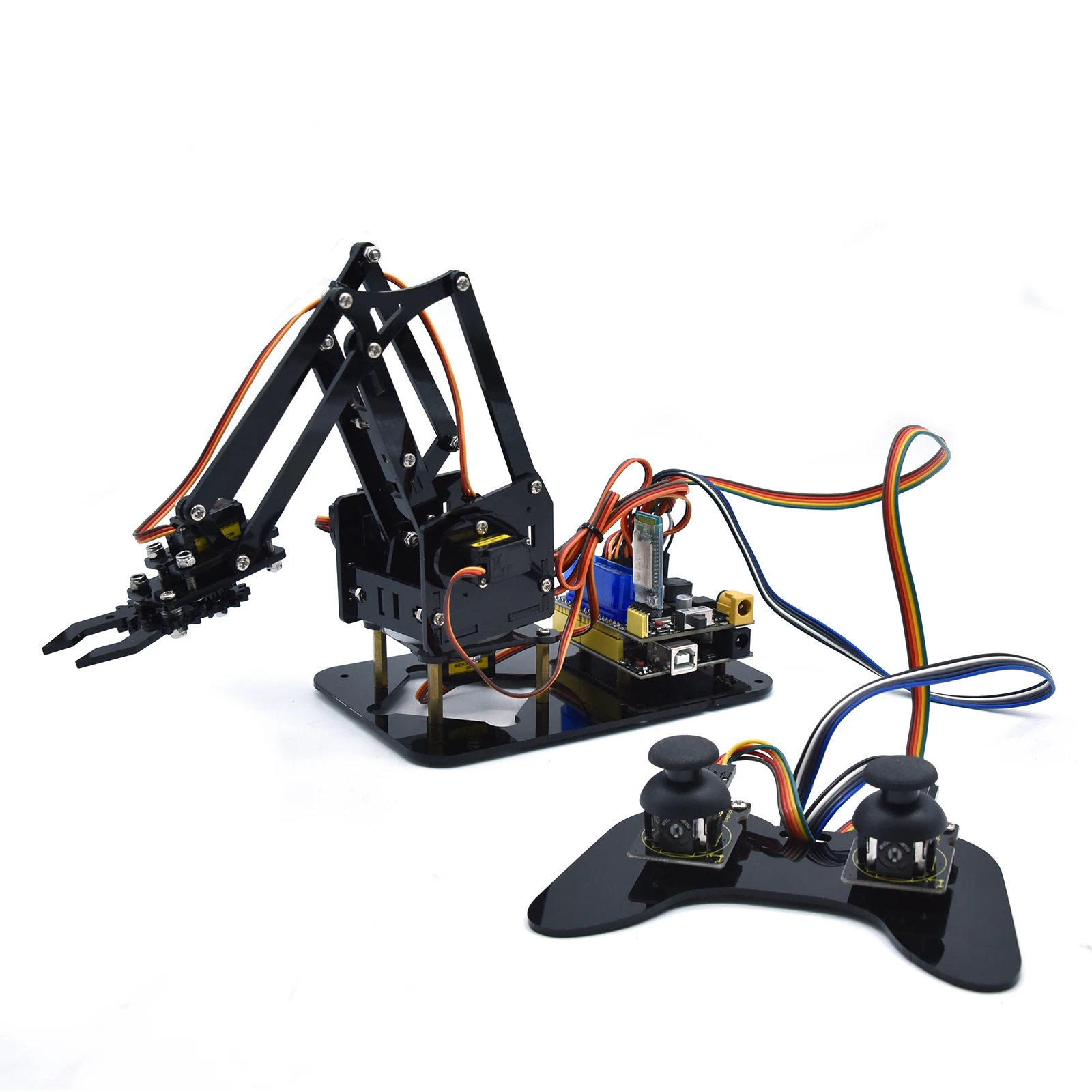 

Joystick Memory 4 axis Mini desktop robot arm kit for Arduino educational robot arm