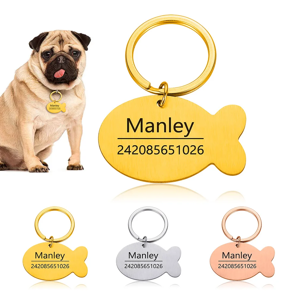 

Идентификационные бирки для собак и кошек, аксессуары для ошейников, идентификационные бирки для щенков, не потерянные, на заказ