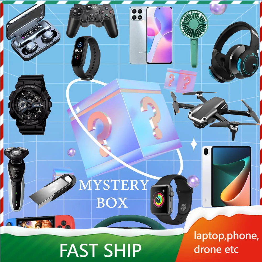 

Pleasantly surprised Box Lucky Mystery Blind Box High Quality New 100 Winning Random Item Electronic Product Christmas Gifts