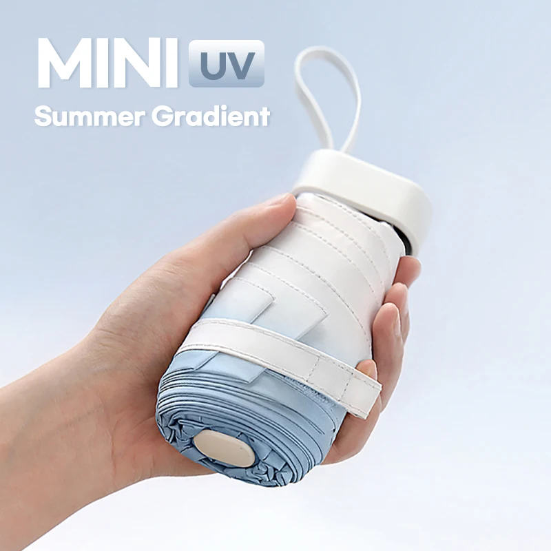 

Fashion Pocket Mini Umbrella for Women Sunshade Outdoor Parasol Umbrella for Rain and Sun Women's UV Umbrella Free Shipping