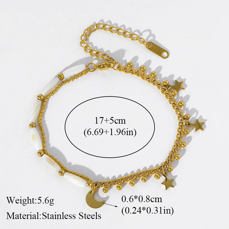 Браслет BCEFACL из нержавеющей стали 316L для женщин и девушек модные