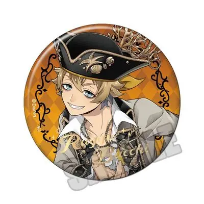 Круглая брошь витая-страна чудес пиявка фигурка пиявки 58 мм значок круглая