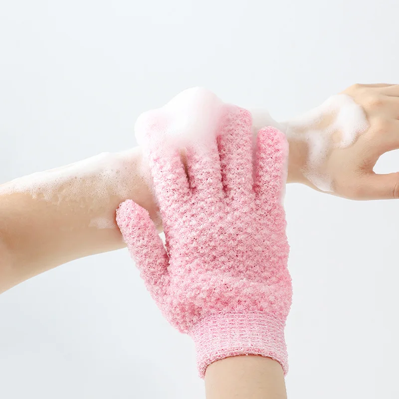 

Ванна для пилинга отшелушивающая варежка перчатка для душа скраб перчатки устойчивая Массажная губка для тела для мытья кожи увлажнение, спа пена
