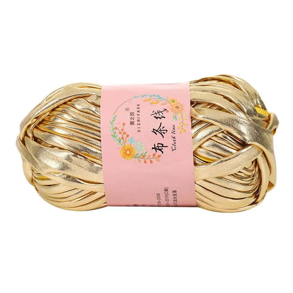 100 Г Искусственная Кожа Блестящая Пряжа Для Вязания Крючком DIY Шарик Ручного