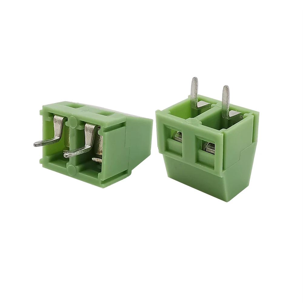 10 шт. KF127 5 0 мм шаг PCB клеммы провода блок 2Pin 3Pin сращиваемый прямой контакт винтовой