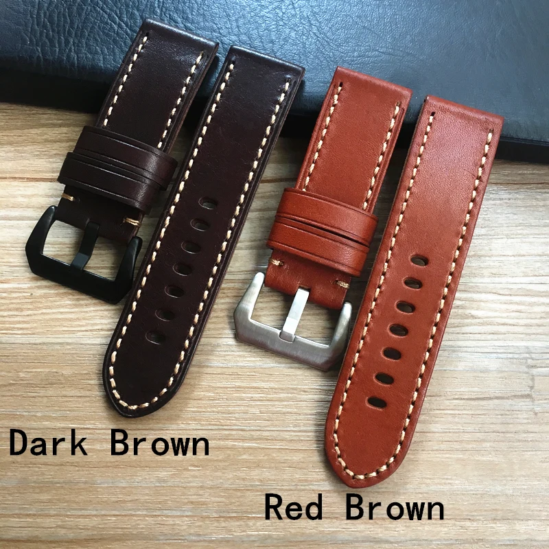 

Ремешок из натуральной кожи для часов, 24 мм, 26 мм, 44 мм, 47 мм