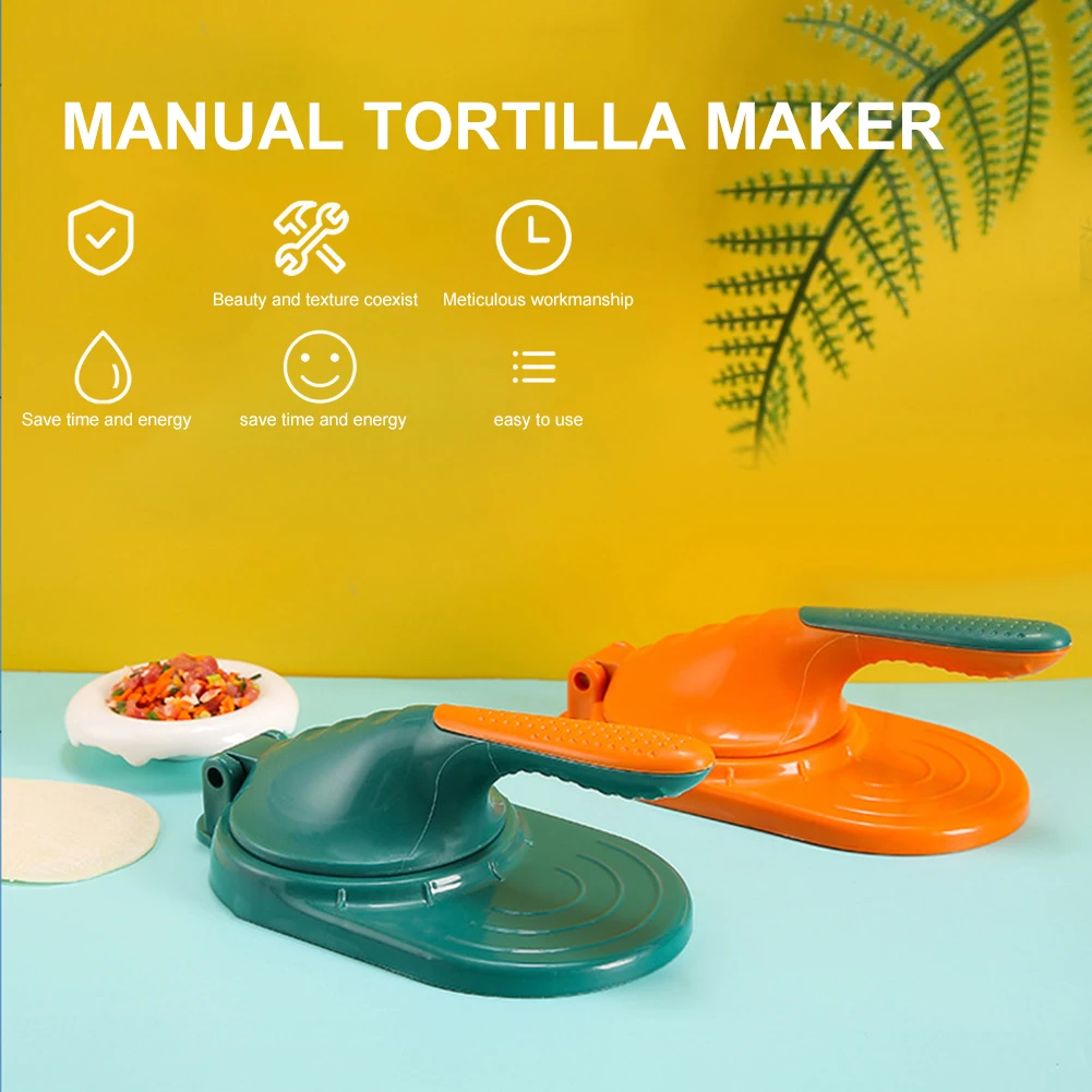 

Mini Manual Tortilla Maker Dough Pressing Tool Dumpling Artifact Manual Dumpling Pressing Tool Dumpling Wrapper Making Mold