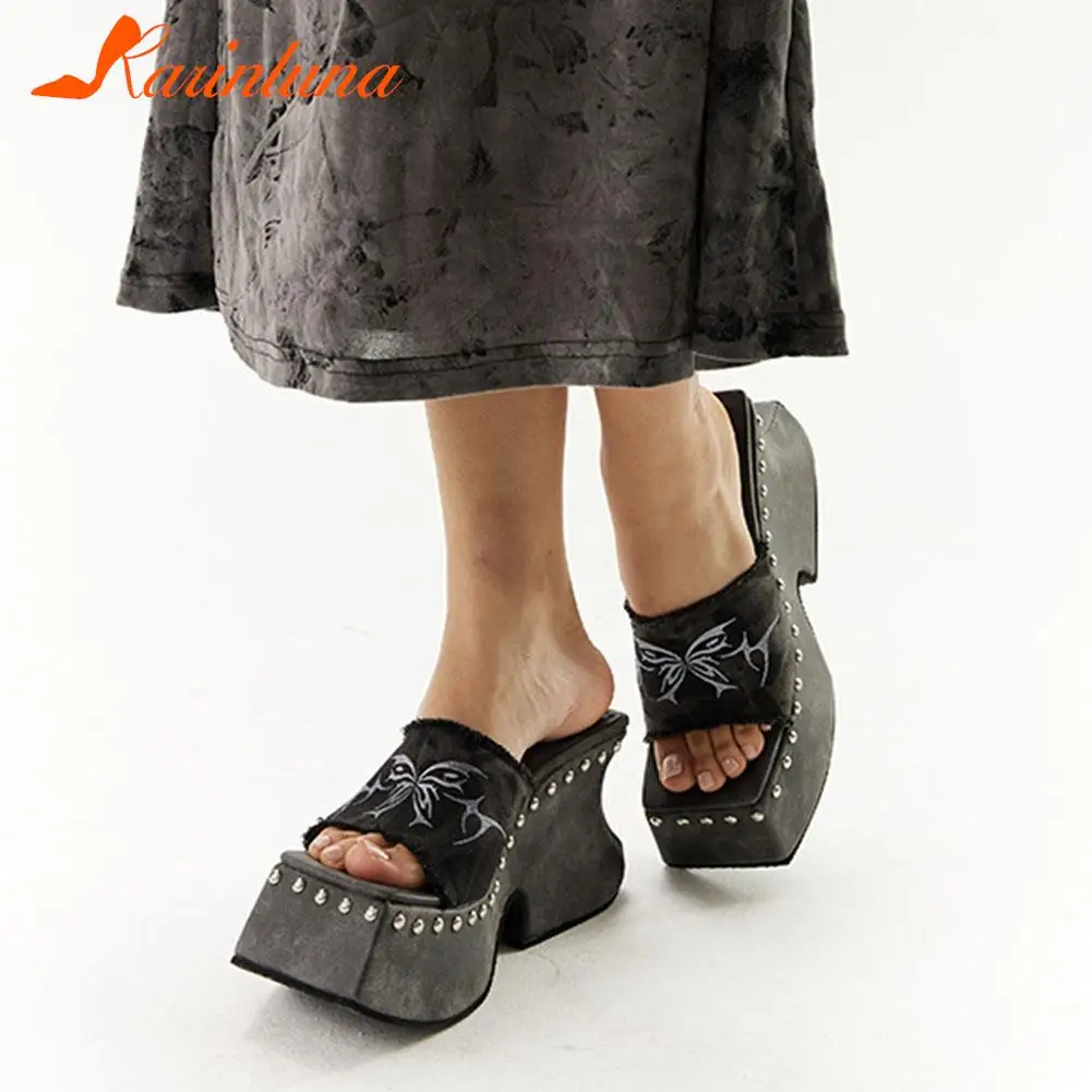 Chunky Heeled Platform Sandals For Women Summer 2023 Ankle Buckle Square Toe Sandals Simply Causal Open Toe Sandals Slipper Shoe