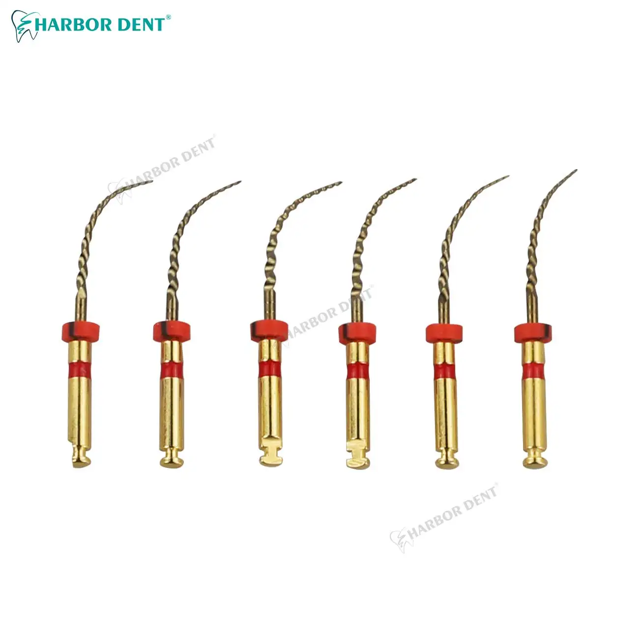 Стоматологические эндододонтические файлы золотой эндододонтический напильник