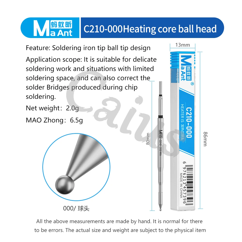 

Новые паяльные жала MaAnt C210-000/020H/002H/018H, 210 жал для паяльной станции T210 Sugon T26/T26D