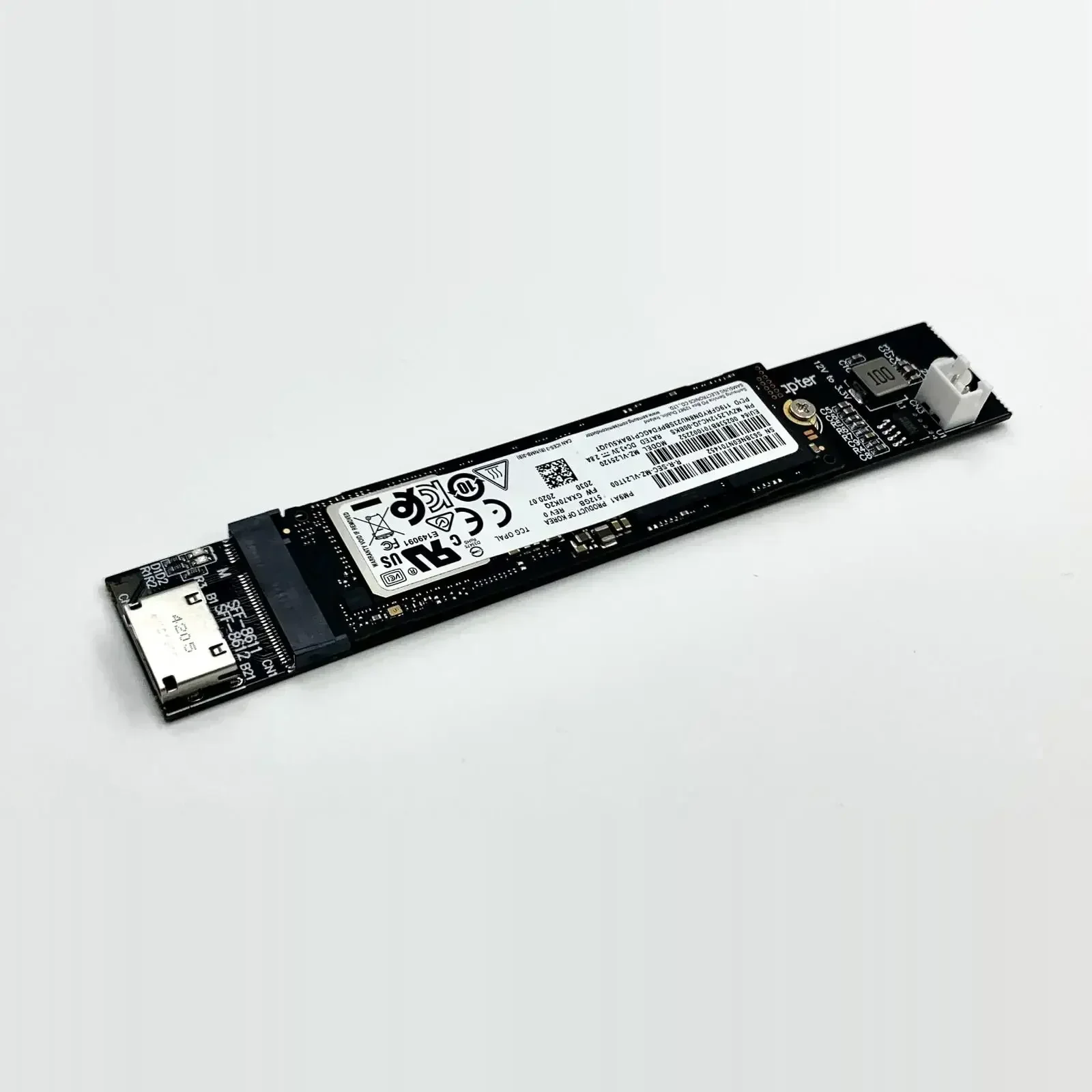 Фото PCIe 4,0 X4 64 Гбит/с OCuLink Внешняя видеокарта для ноутбука ATX GPU Аксессуары для док-станции M.2 NVMe к SFF-8612 Карта адаптера Oculink eGPU №5