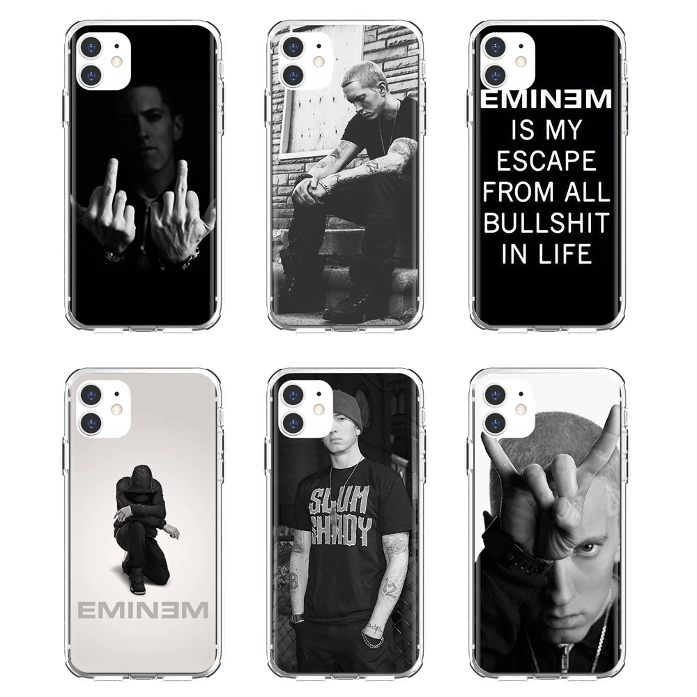 Чехол из ТПУ для iPod Touch iPhone 10 11 12 Pro 4S SE 5C 6 6S 7 8 X XR XS Plus Max 2020 Super-Rap-Singer-Star-Eminem-Music |