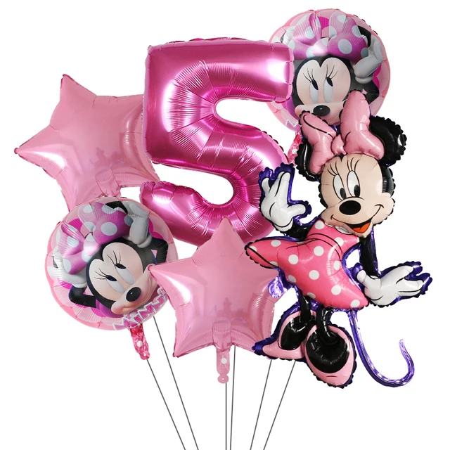 Фото Фольгированные воздушные шары в виде Микки и Минни Маус №4