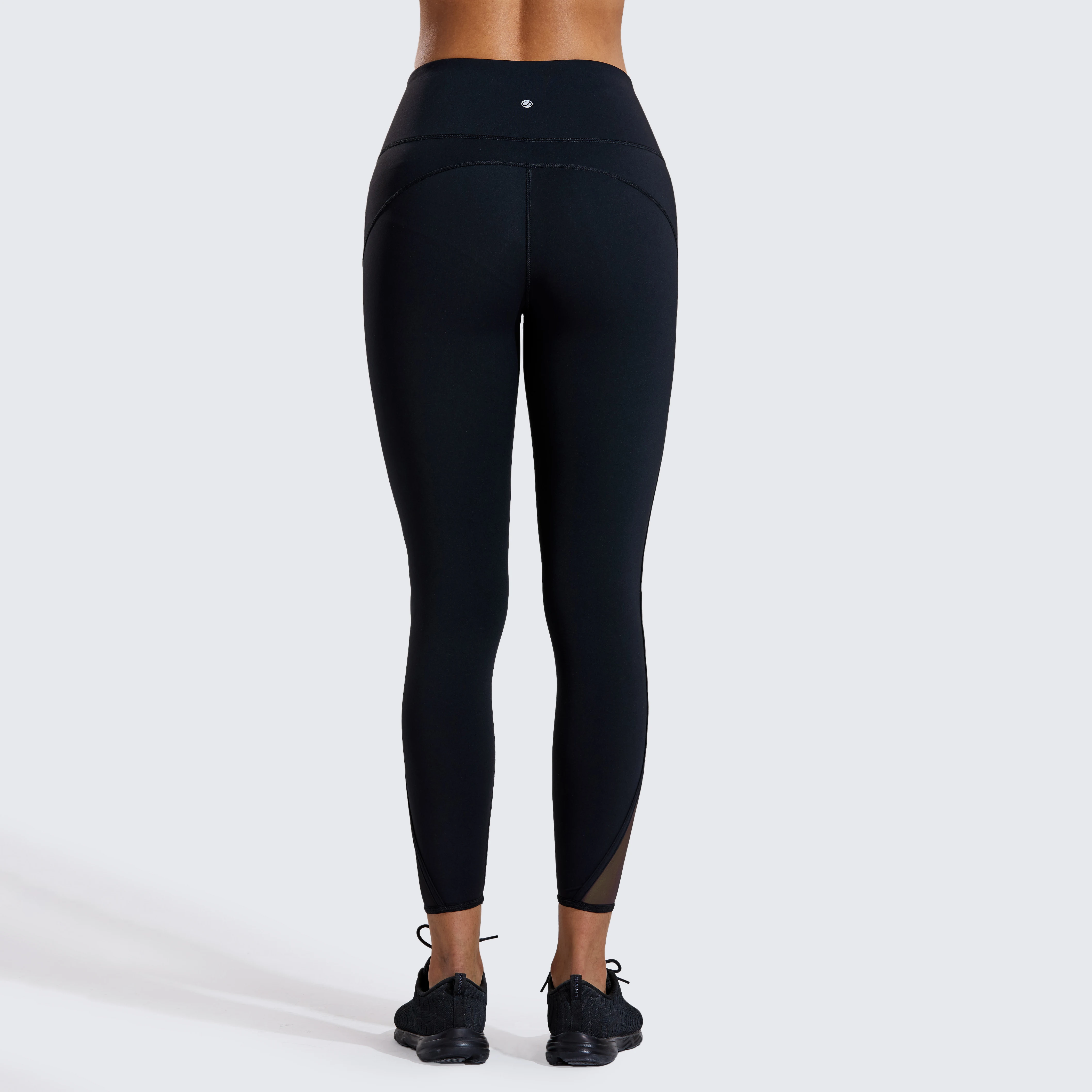 Women Leggings High Waisted Workout Pants 7/8 Yoga Leggings with Hole - Naked Feeling - 25 Inches