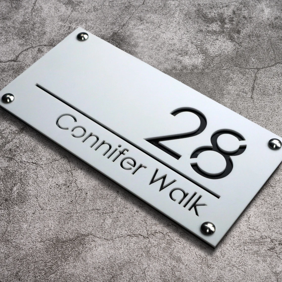 

Персонализированный номер дома из акрила