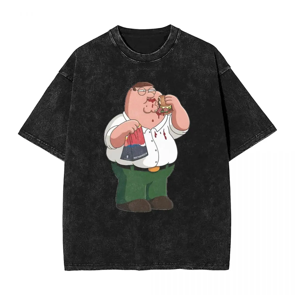 Футболка Families Guys Peter Griffin в стиле хип-хоп потертые уличные футболки из 100% хлопка