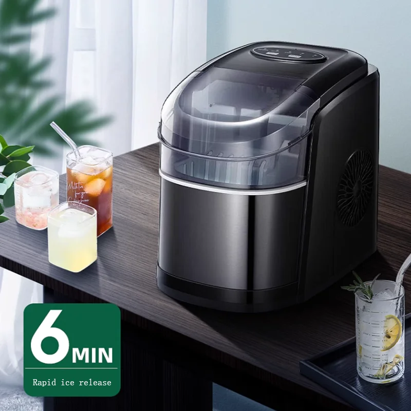 Электрическая льдогенератор 15 кг/24 ч цилиндрическая домашняя машина для