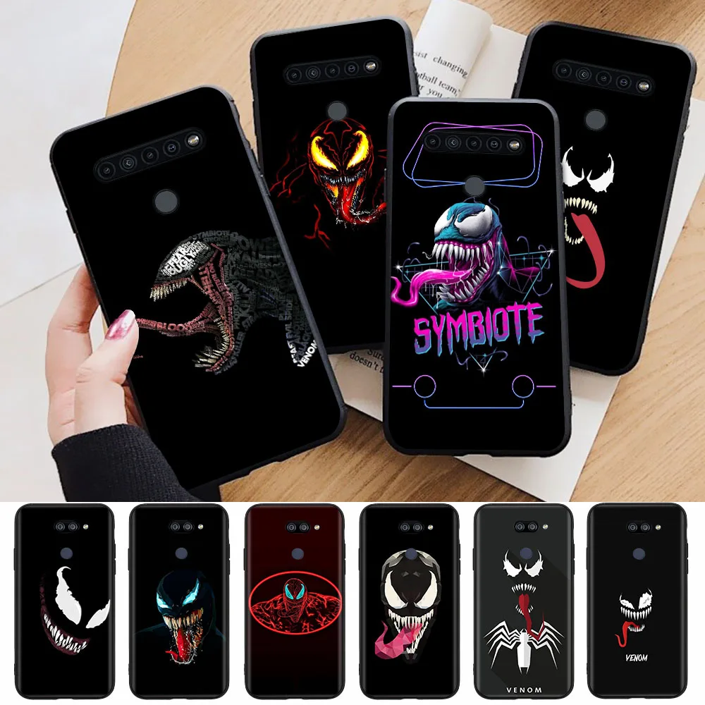 Черный чехол для Xiaomi Redmi Note 7 7A 9 Power 9A 9T 9S Pro Max Venom