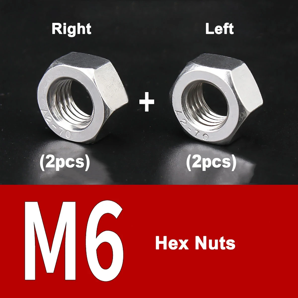 

Комплект шестигранных гаек М4-М16 нержавеющая сталь