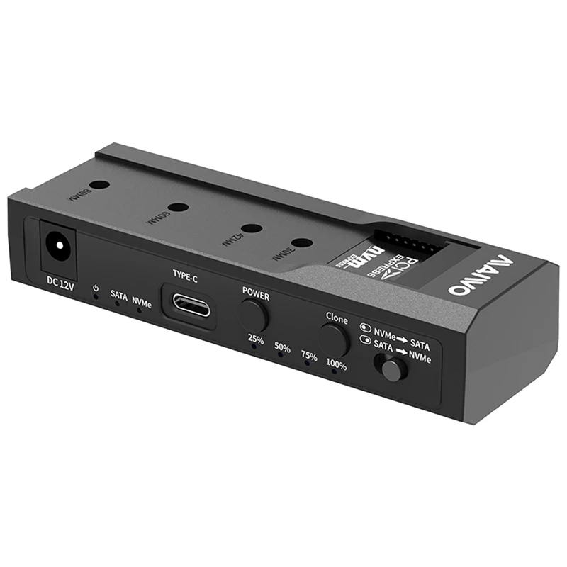 Док-станция MAIWO Dual Bay M.2 Nvme для жестких дисков и SATA типа C, док-станция 3,5 