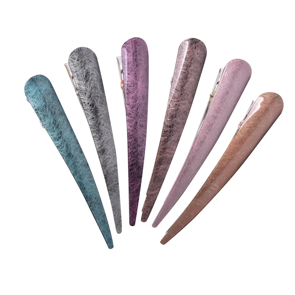 

Заколка для волос, Клипсатор, утконос, заколка-пряжка для укладки, разделение утки, салонная заколка с зубцами и клювом, металлическая закол...