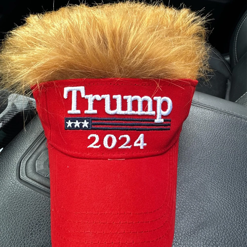 Синтетическая шляпа Trump 2024 сверхрегулируемая бейсболка MAGA Design для любителей