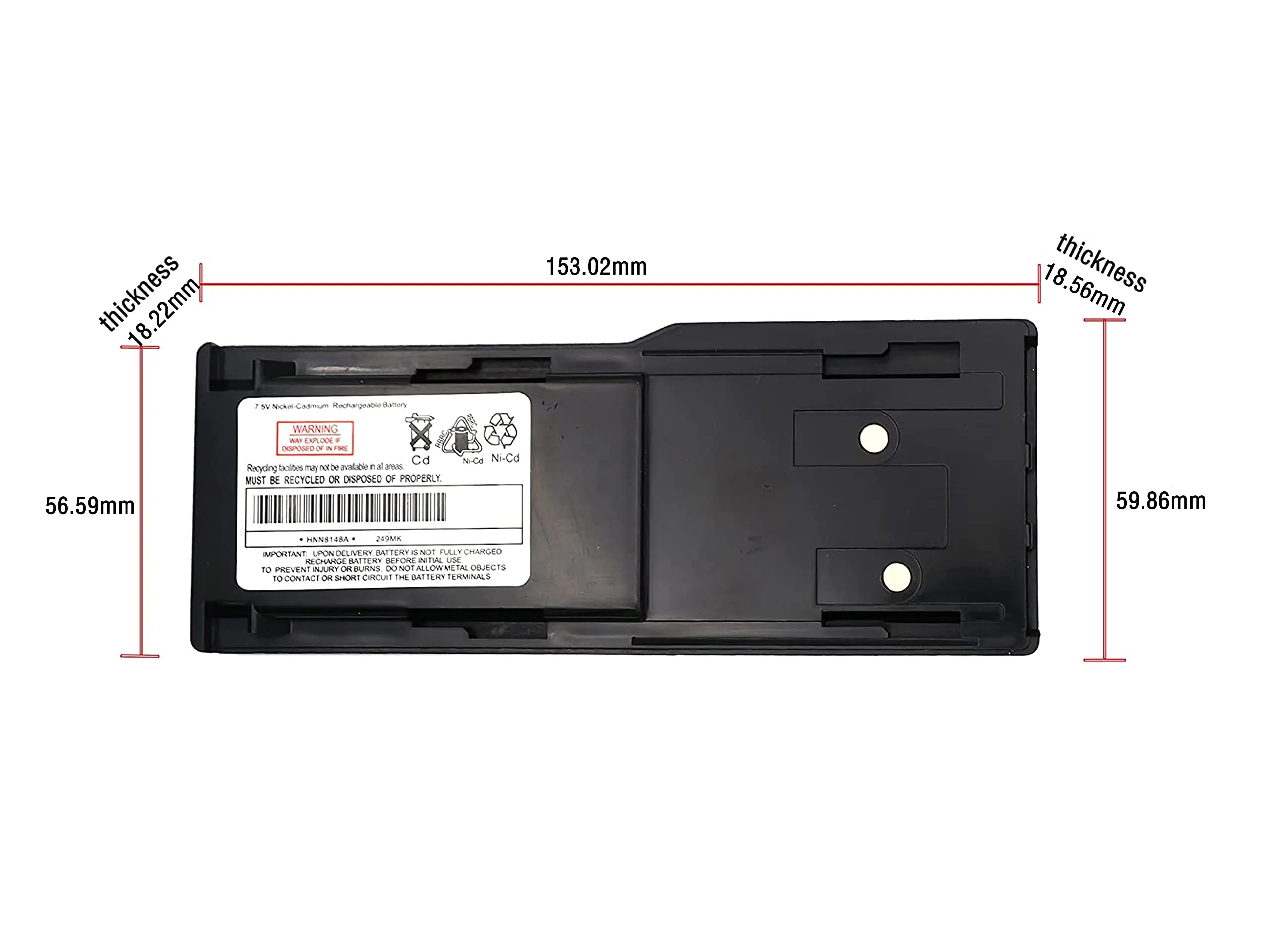 Сменный аккумулятор для Motorola Radius P110 HNN8148 HNN8148A HNN8148B 7 5 В/мА