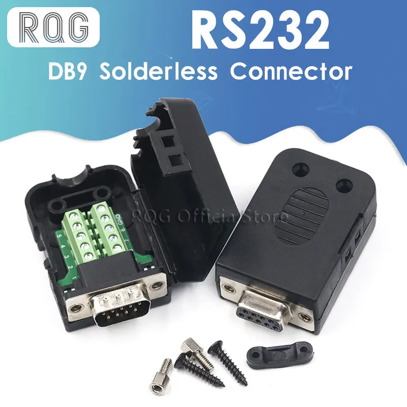 

DB9 Connector COM transfer-free solder terminal DB9 Male Connector RS232 DB9 Breakout D-SUB Connector Female