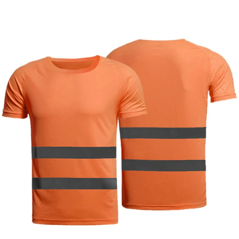 Светоотражающая футболка с высокой видимостью для автомобиля безопасная