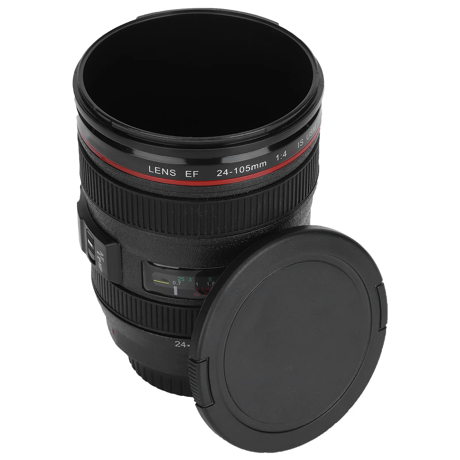 

Portable Travel Coffee Mug Water Coffee Tea Simulation Camera Lens Cup with Lid Gift