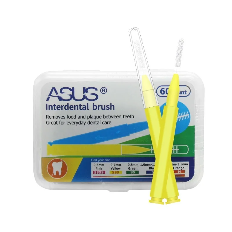 60 шт./компл. I-образная межзубная щетка Denta Floss межзубные средства для очистки