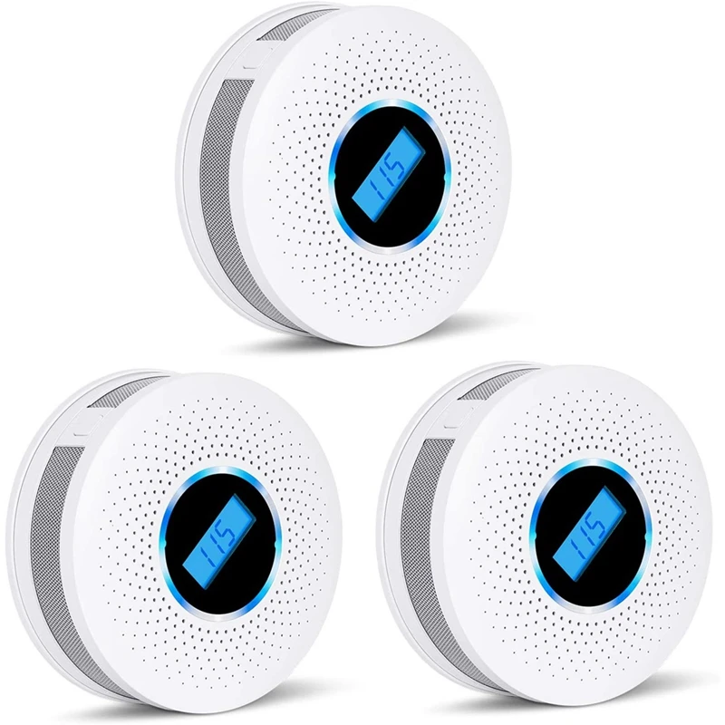 

Сигнализация комбинированная для угарного газа, сигнализация для угарного газа с цифровым дисплеем для вашего дома, гаража, офиса