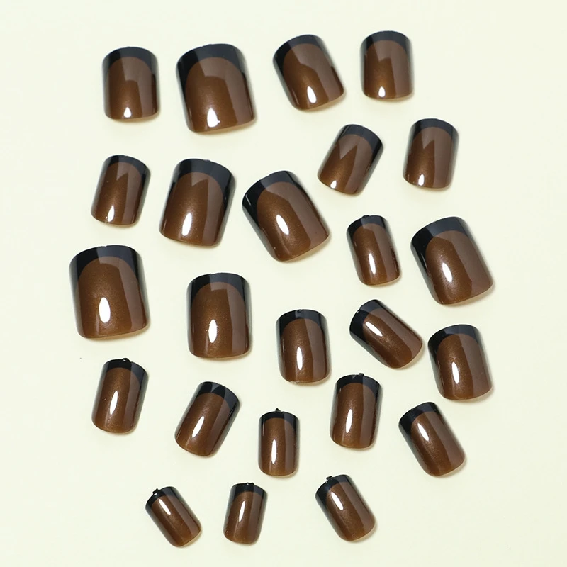 Новое поступление от производителя Pop on INS AMZ 24 шт. шоколадно-коричневые накладные