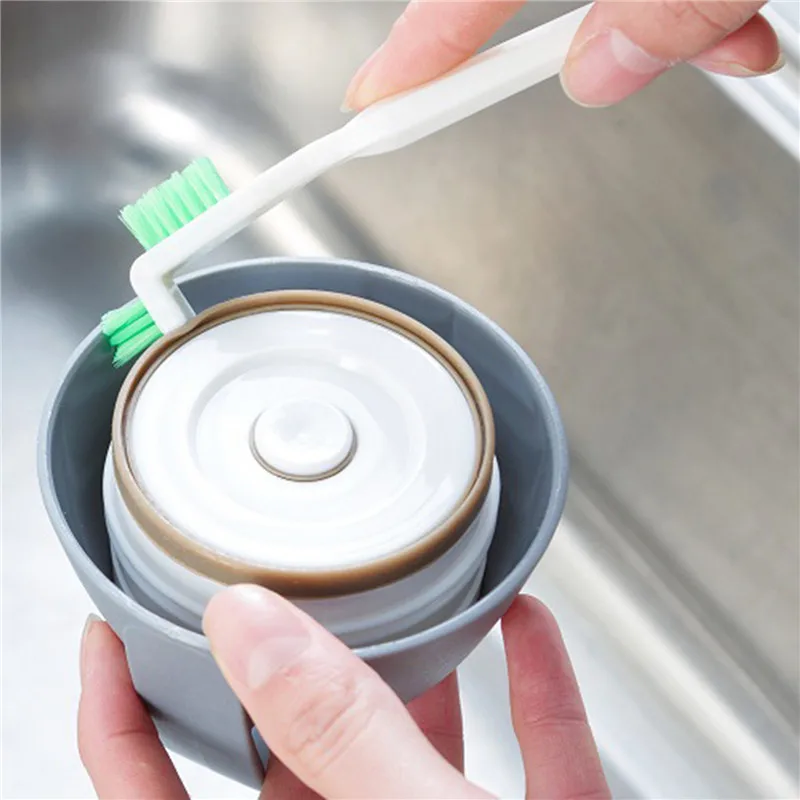 

8Pcs Set Clean Narrow Brush Long Handle Straw Baby Milk Bottle Gap Groove Brush Glass Tube Cleaning Brush Home Kitchen Tools