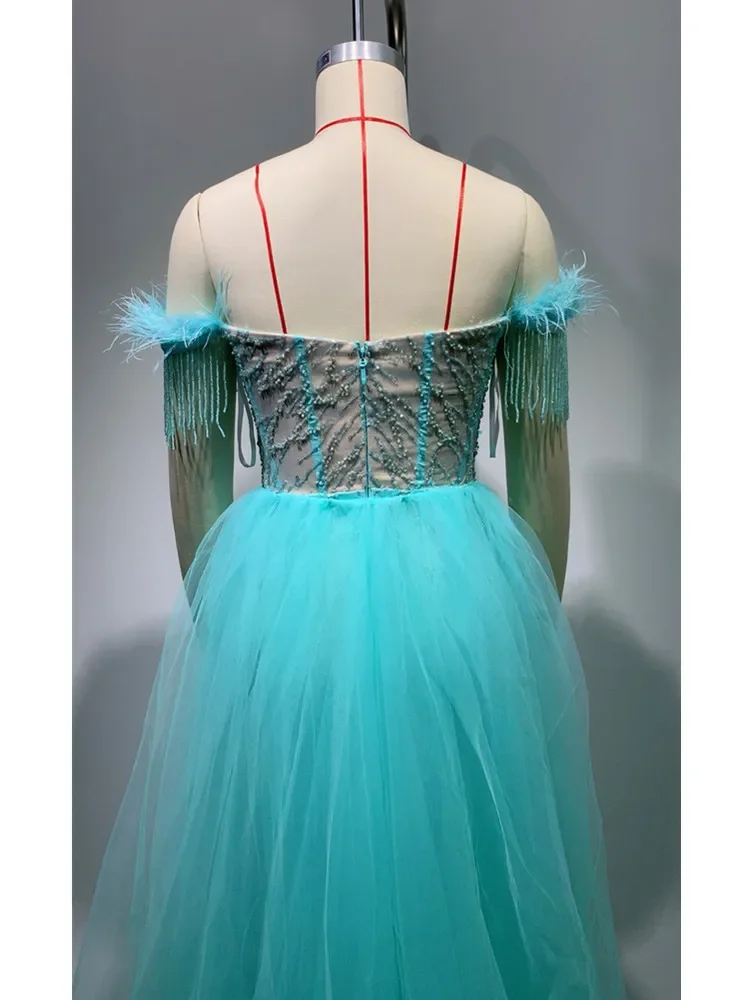 Роскошные дизайнерские женские платья для выпускного вечера Летнее Длинное