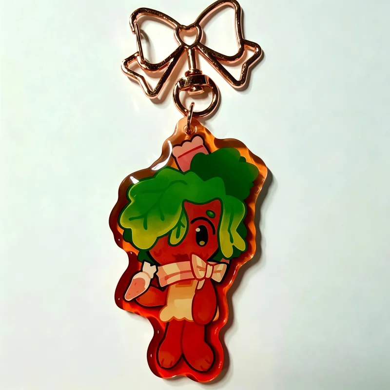 Фото Брелок RBL X Cute World из акрила, мультяшный кулон Astro Sprout, милый аниме-подвес для сумки, подарок для фанатов игр №2