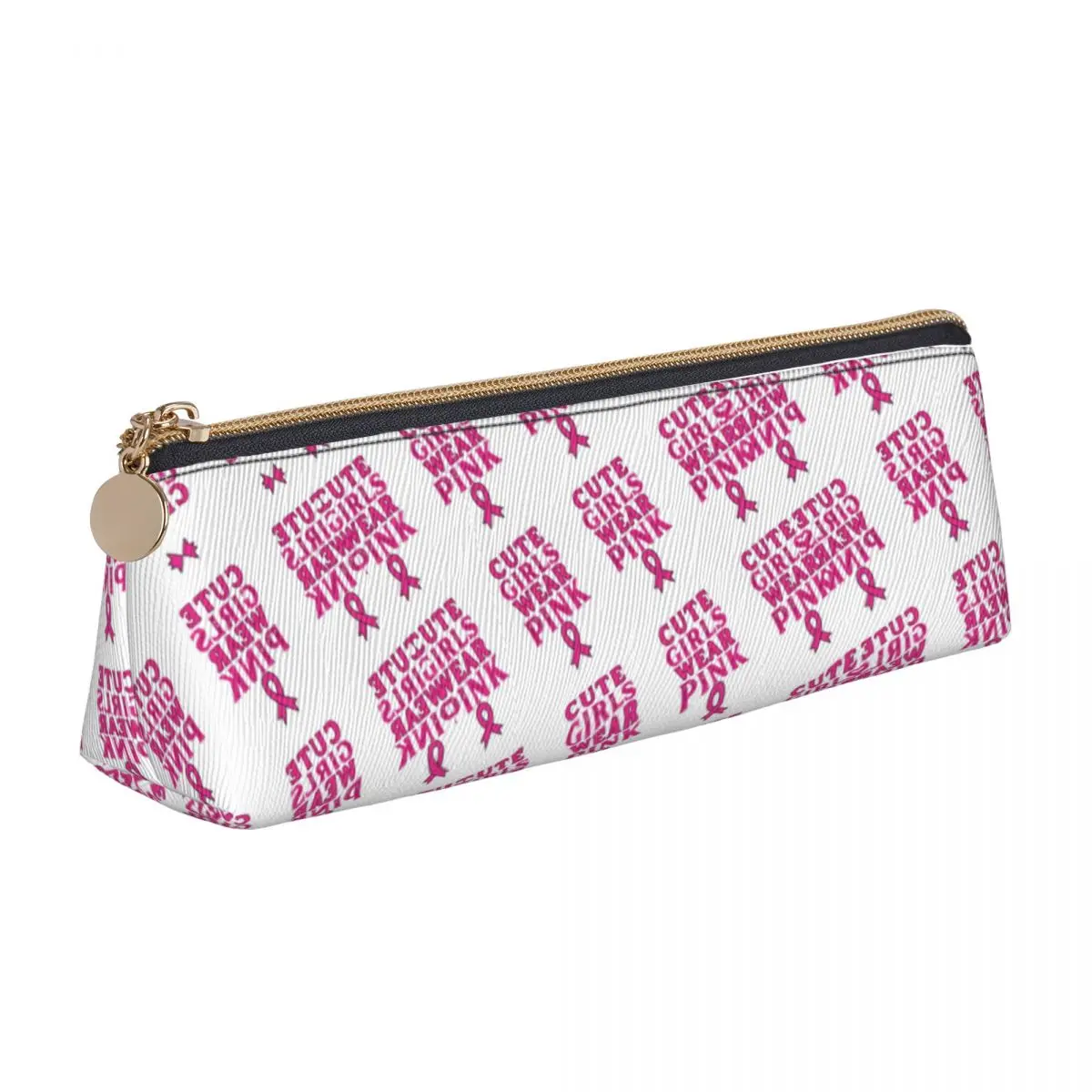 

Rainbow High Kawaii Girls Pencil Case Fashion Triangle Pencil Bag Girls Boys Lovely University School Pencil Cases Stationery