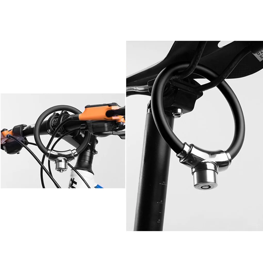 

Миниатюрный велосипедный кабель с замком, универсальный переносной велосипедный замок с 2 ключами из цинкового сплава, для шоссейных велос...