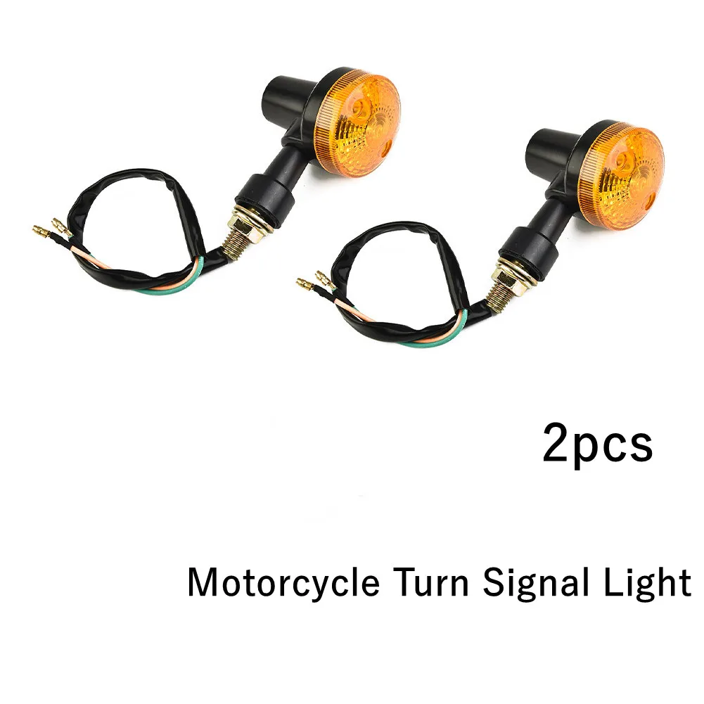 

2pcs Motorcycle Turn Signal Light Blinker Amber Indicator Lamp Universal 12v Indicator Lamp Motorcycle Accessories