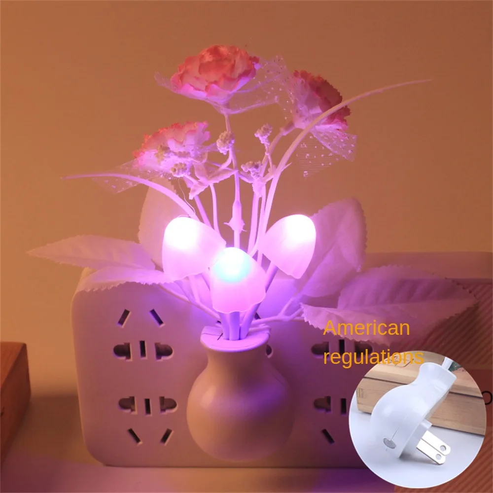 Светодиодный ночник в форме цветка горшке Собрать срочность нужна домашний