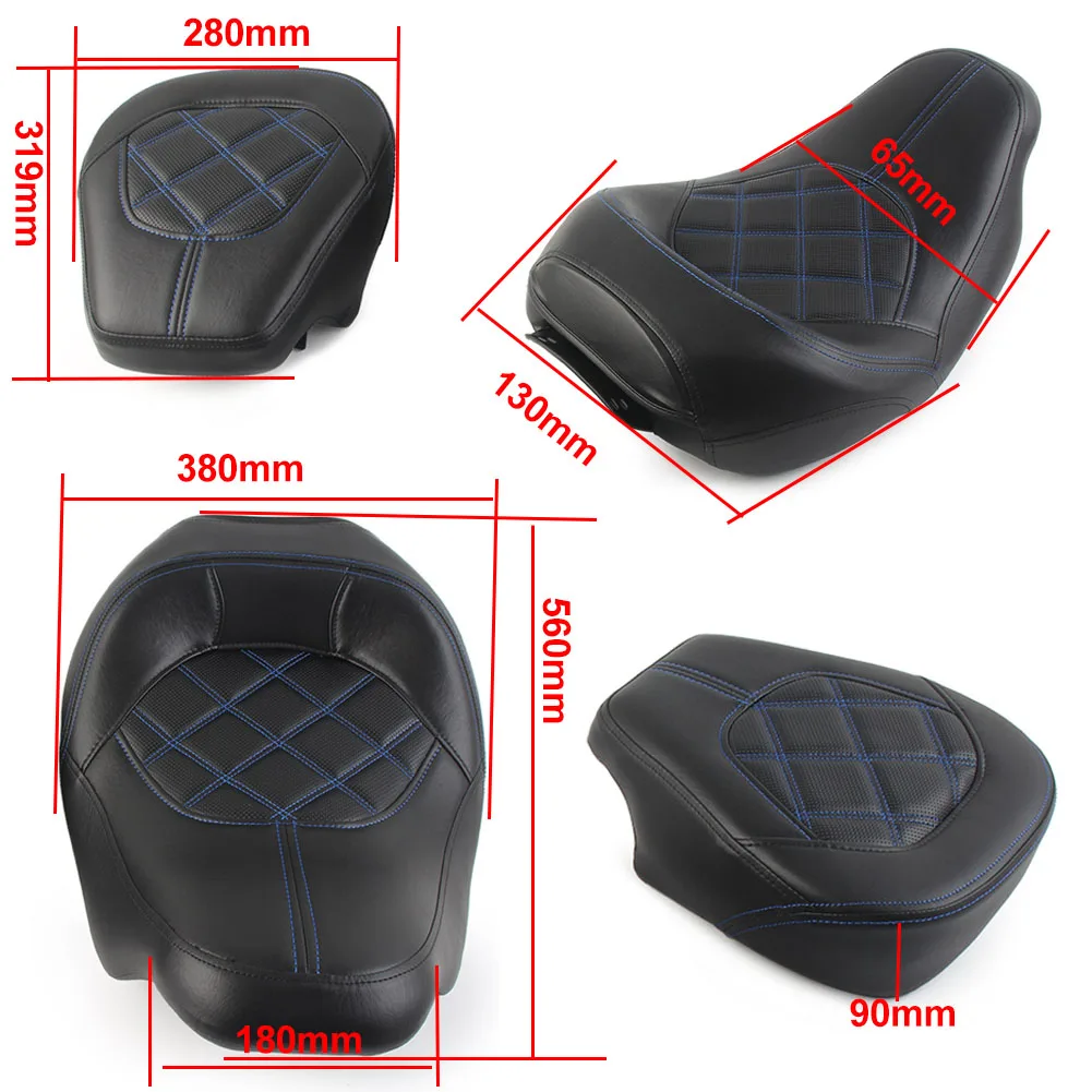 Пассажирское сиденье водителя мотоцикла для Harley Davidson Touring CVO Road Street Glide FLHR FLHT FLTR FLHX